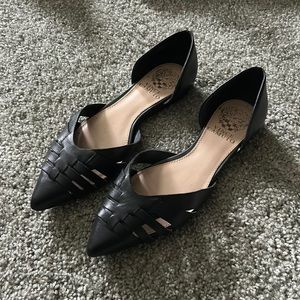 Vince Camuto black flats